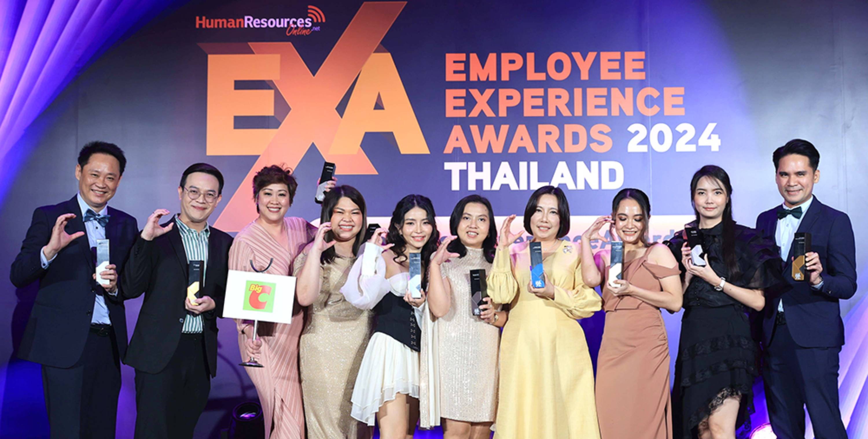 บิ๊กซี คว้า 10 รางวัล ความเป็นเลิศด้าน HR  จากงาน Employee Experience Awards Thailand 2024
