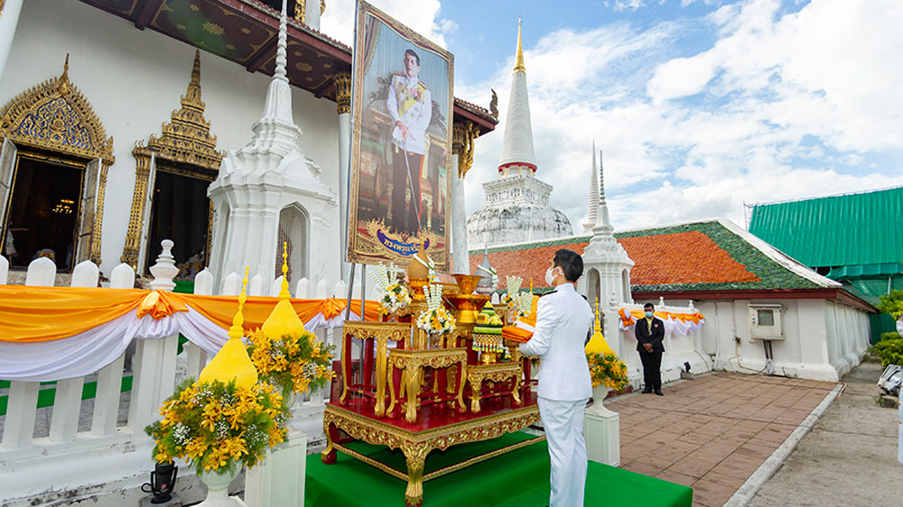 กลุ่มบีเจซี บิ๊กซี จัดพิธีถวายผ้าพระกฐินพระราชทาน จ.นครศรีธรรมราช ณ วัดพระมหาธาตุวรมหาวิหาร เป็นวัดลำดับสุดท้าย ประจำปี ๒๕๖๓