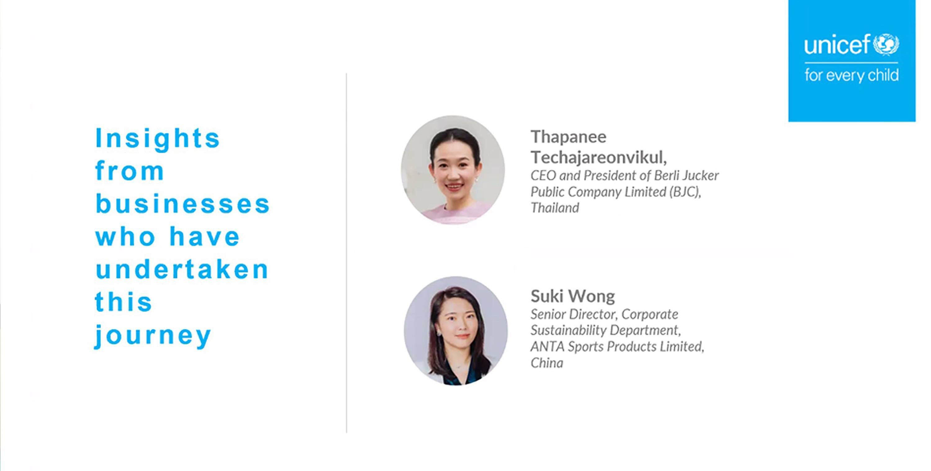 คุณฐาปณี เตชะเจริญวิกุล แชร์แนวทาง BJC ต้นแบบองค์กรแห่งความสุข บนเวที UNICEF ชูแนวคิด ‘องค์กรที่เป็นมิตรกับครอบครัว’
