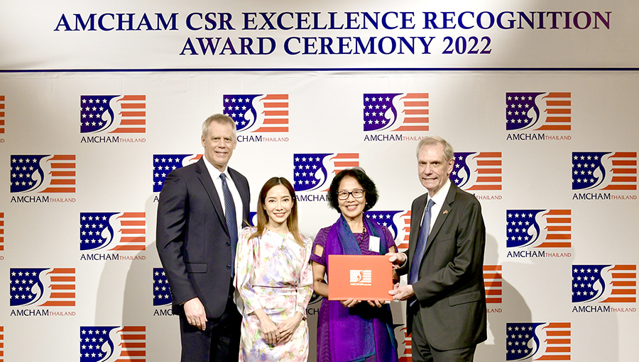 บีเจซี รับรางวัล AMCHAM CSR Excellence Award 2022 ต่อเนื่องเป็นปีที่ 3  จากหอการค้าอเมริกันในประเทศไทย (AMCHAM)