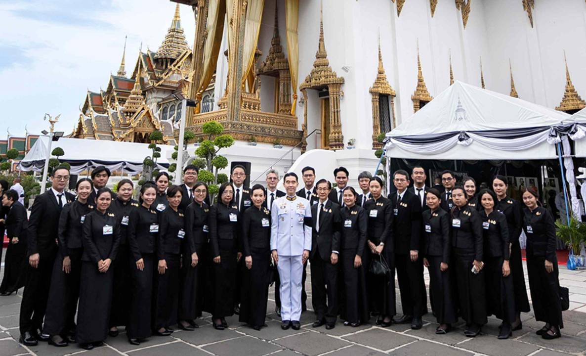 กลุ่มบีเจซี บิ๊กซี ร่วมน้อมอุทิศถวายเป็นพระราชกุศล ในพิธีบำเพ็ญกุศลทักษิณานุปทาน (กงเต๊ก)  โดย ครอบครัวสิริวัฒนภักดี เป็นเจ้าภาพ