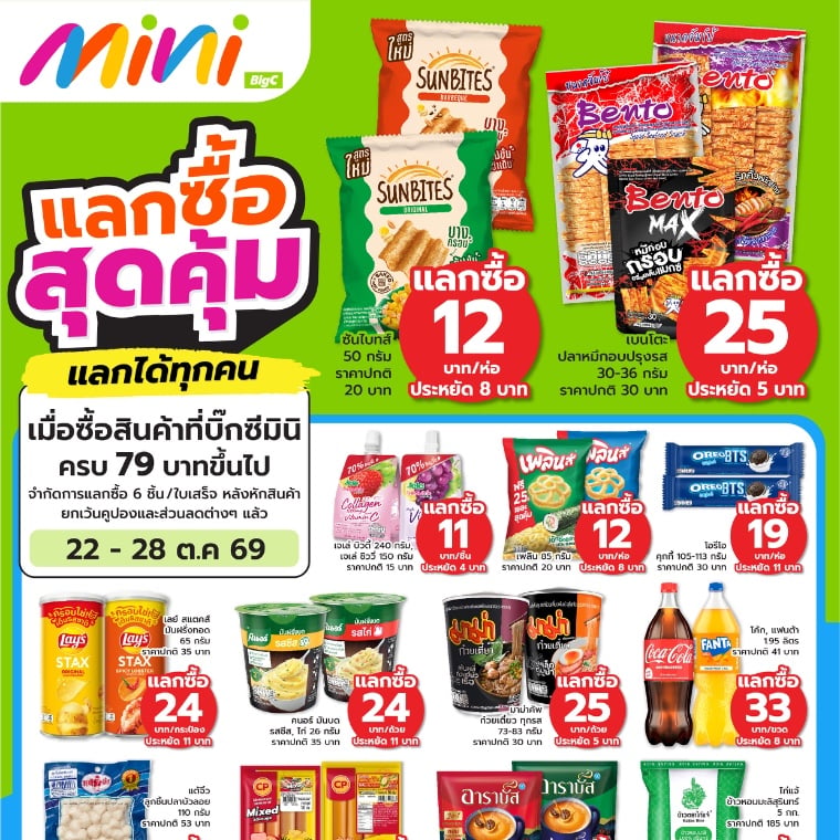 แลกซื้อ สุดคุ้ม แลกได้ทุกคน ที่บิ๊กซีมินิ